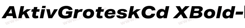 AktivGroteskCd XBold字体转换 AktivGroteskCd XBold字体转换